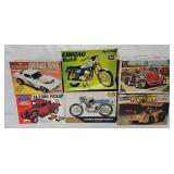 (6) Vintage Model Kit Boxes