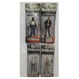 (4) 2014 McFarlane Walking Dead 5" Action Figures
