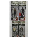 (4) 2014 McFarlane Walking Dead 5" Action Figures