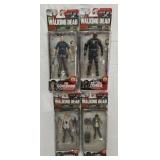 (4) 2013 McFarlane Walking Dead 5" Action Figures