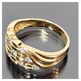 14k gold and diamond ring (3.5 gtw)