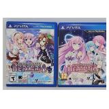 PSVita Neptunia Rebirth 1 and 2 Videogames