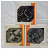 (3) IXO Jr. 1:72 Die Cast Military Plane Models