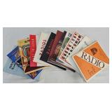 (12 Different) Radio Collector Reference Books