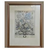 "June, from the Twelve Months of Flowers" Print