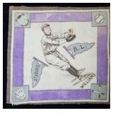 1914 B18 Gus Williams Baseball Tobacco Blanket