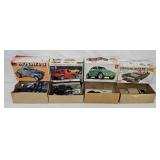 (4) Built & Partially Built 1:24 Model Car Kits