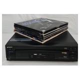 Sony MDP-500 Laser Disc System w/10 Laser Discs