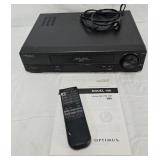 Optimus Model 109 4-Head VHS VCR w/Remote