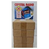 (5) New Minilabs Science Kits Crystal Radios