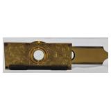 Antique Microscope Rotating Selenite Brass Slide