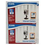 (2) D-Link DCS-G900 Wireless G Internet Cameras