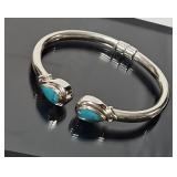Sterling Silver & Turquoise Bracelet