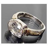 14k Gold and Sterling Ring