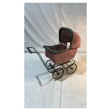 Antique Wicker Baby Carriage