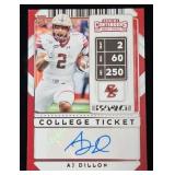 2020P Draft Picks #148 AJ Dillon Autographed R/C