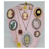 Cameo and Cameo Style Jewelry