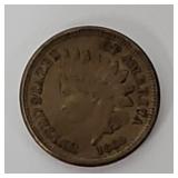 1861 Indian Head  & 1858 Flying Eagle Cents