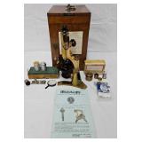 Antique Joseph Zentmayer Brass Microscope