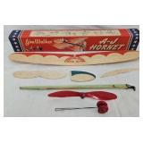 Vintage Jim Walker A-J Hornet Balsa Wood Model Kit