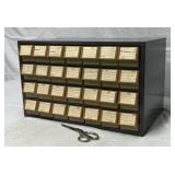 (2) 28 Drawer Parts Cabinet of New Micro Chips