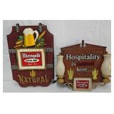 (2) Rheigold  Beer Signs