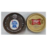 PBR & Miller Beer Barrel Signs