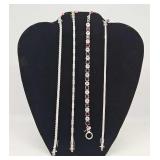 4 Sterling Designer Bracelets