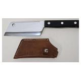 Ka-Bar P-19S Clever Knife w/Leather Sheath