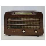 Deltrola Model 579 Wooden Tube Type Radio