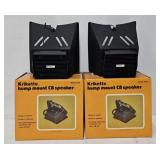 (2) Krikette Hump Mount CB Speakers (NOS)