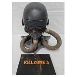 PS3 Kilzone 3 Helmet w/Gas Mask & Booklet