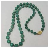 Turquoise beaded necklace