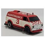 Tyco TCR Maintenance Van HO Slotless Car