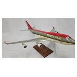 Boeing 747-400 Mahogany Executive Desk Model