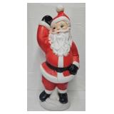 Vintage 40" Santa Clause Waving  Blow Mold