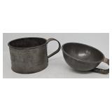 (2) Pennsylvania Railroad Tin Cups