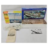 Pyro & Glencoe Boat Model Kits (MIB)