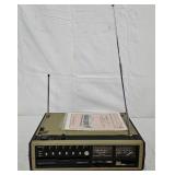 GE Model 7-2975 AM/FM/VHF Tunable Scan Radio