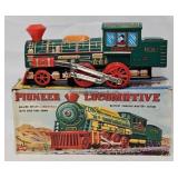 Aoshin, Japan Battery Op Pioneer Locomotive w/OB