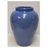 18 1/2 "H Pottery floor vase, blue