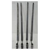 (4) Cast Aluminum "Reenactment" Bayonets