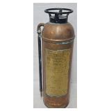 Antique Copper & Brass Hercules Fire Extinguisher