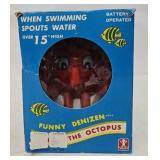 Bandai., Japan Battery Op Ollie the Octopus w/OB