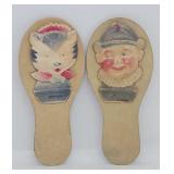 (2) German Composition Halloween Noise Makers