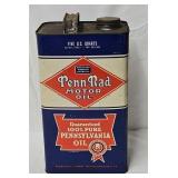 1935 Radbill Oil Co 2 Qt "Penn-Rad" Oil Can