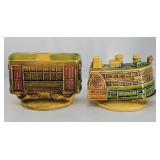 (2) Souvenir of New Orleans Ceramic Coin Banks
