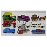 (9)  1:64 Toy Vehicles