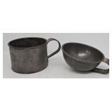 (2) Pennsylvania Railroad Tin Cups