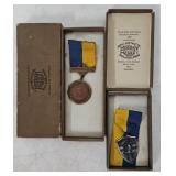 1913 & 1916 Cheltenham, PA Sports Medals w/OB
